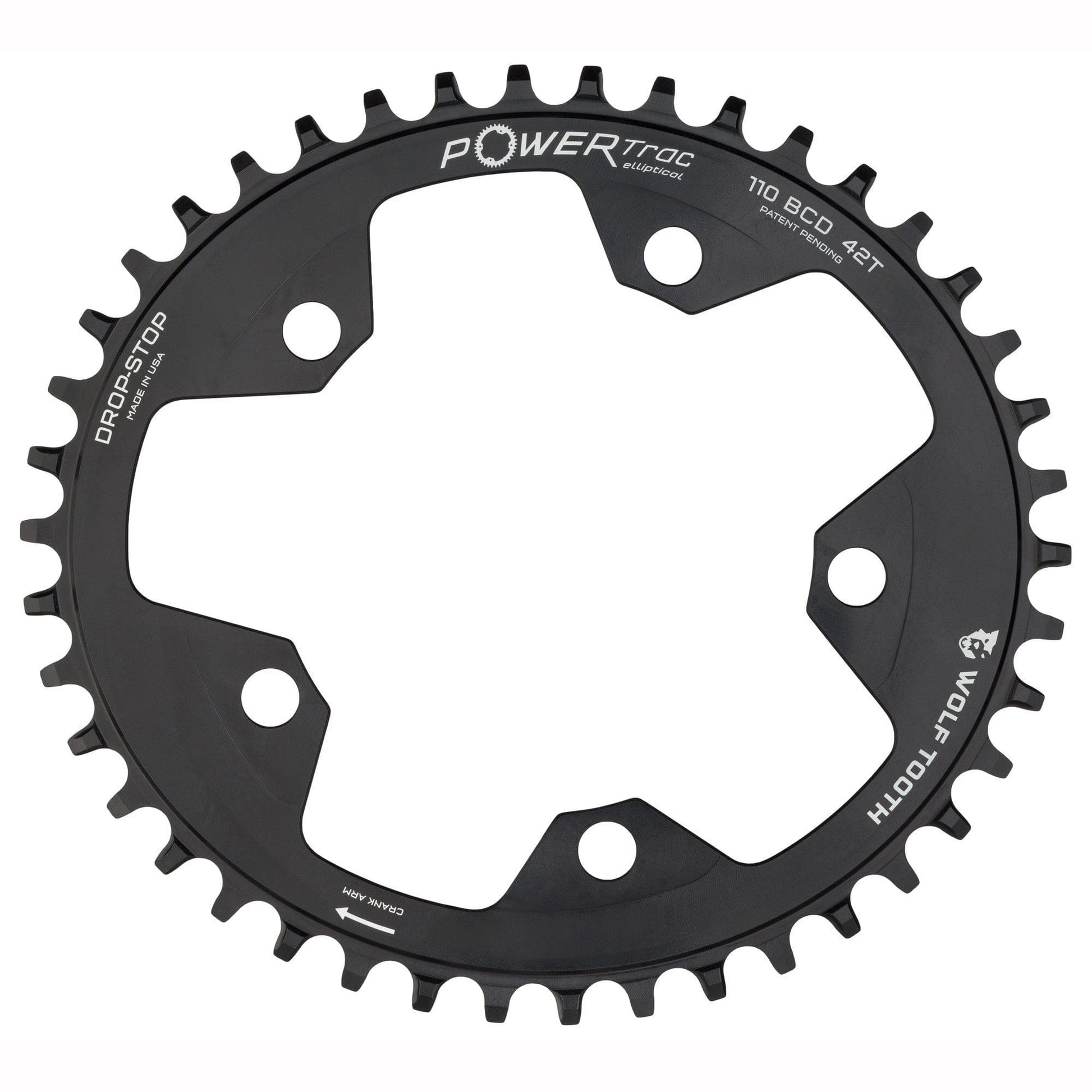 Oval 110 BCD Gravel / CX / Road Chainrings Drop-Stop B