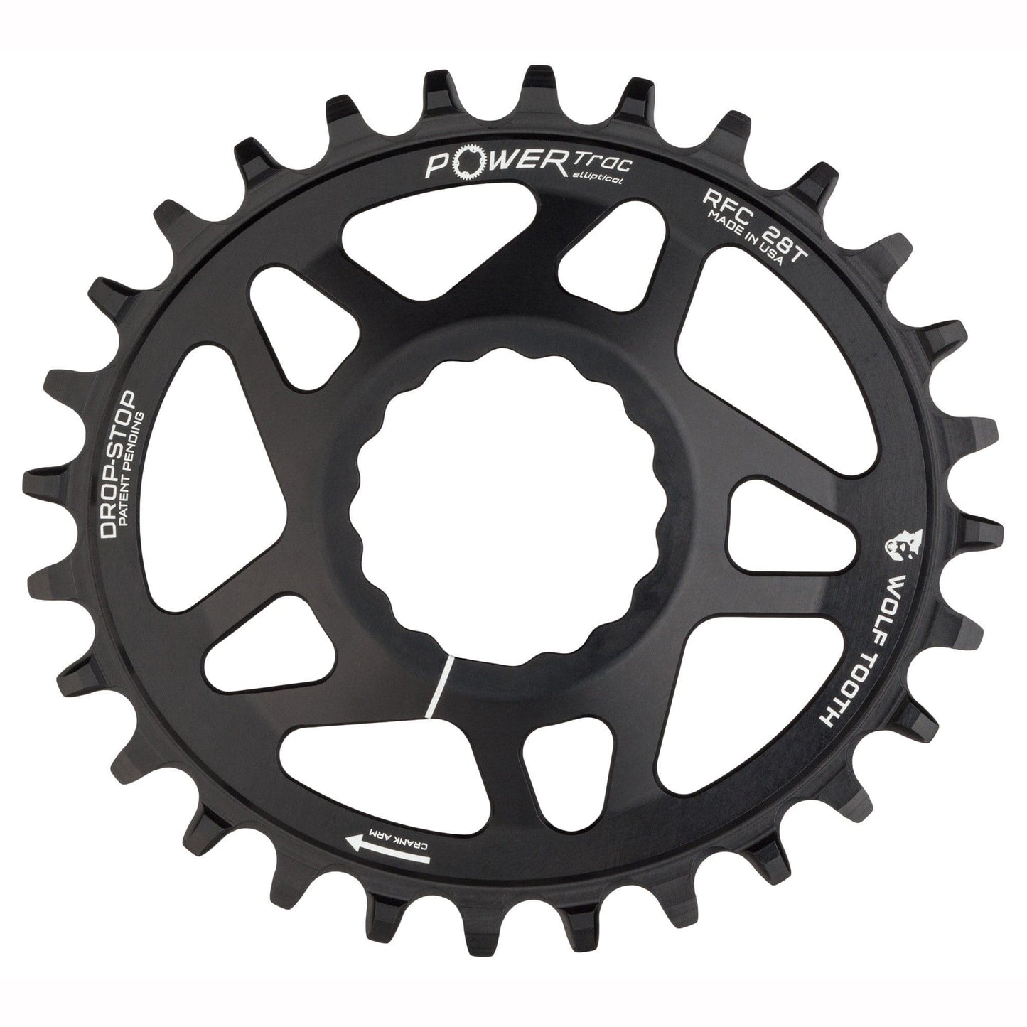 Oval Direct Mount Chainrings for Race Face Cinch - Drop-Stop A Drop-Stop A 28T 6mm Offset