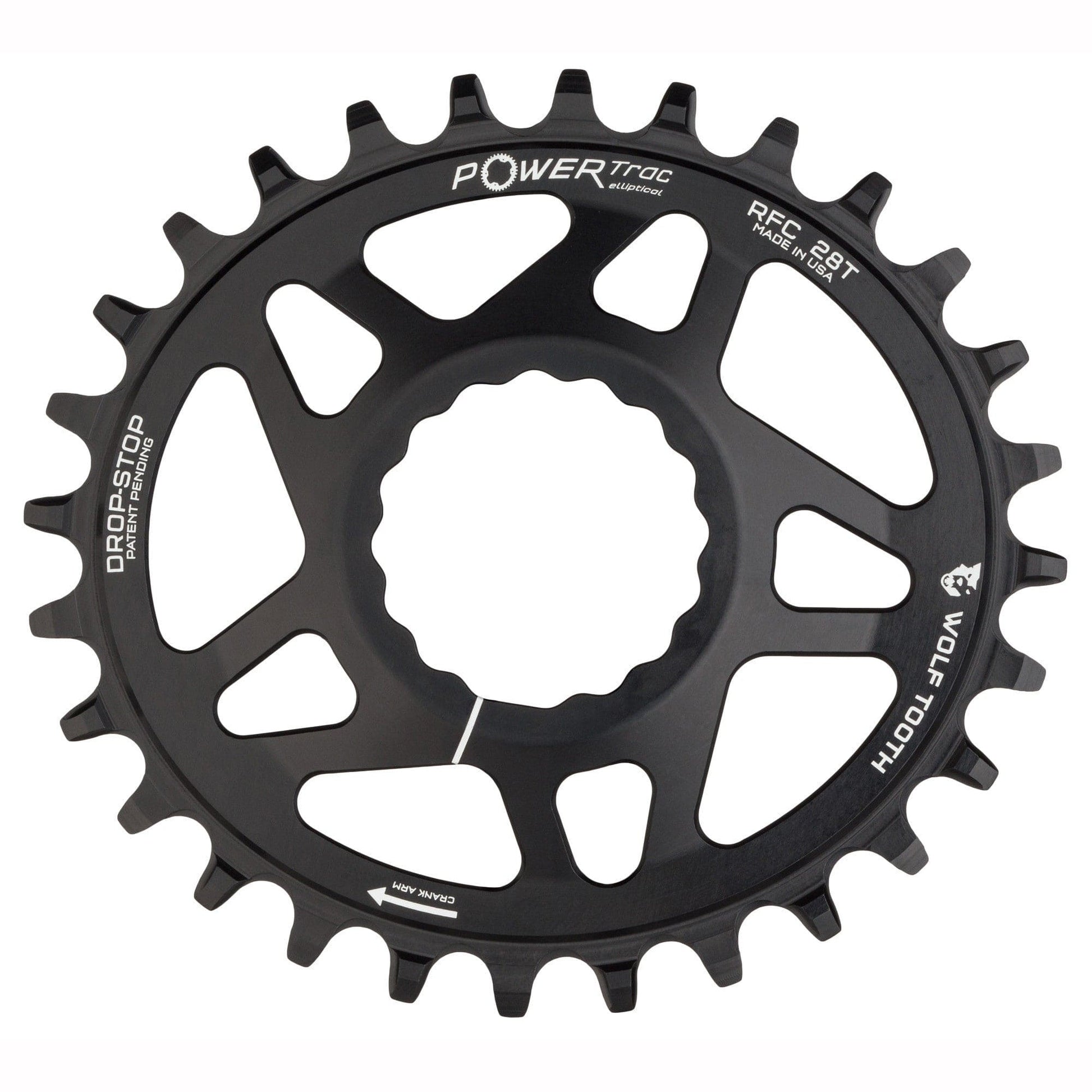 Oval Direct Mount Chainrings for Race Face Cinch - Drop-Stop A Drop-Stop A 28T 6mm Offset