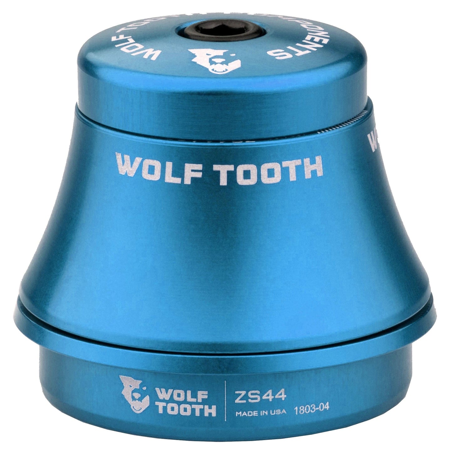 Wolf Tooth Premium ZS Headsets - Zero Stack Upper ZS44 28.6 25mm Stack Blue