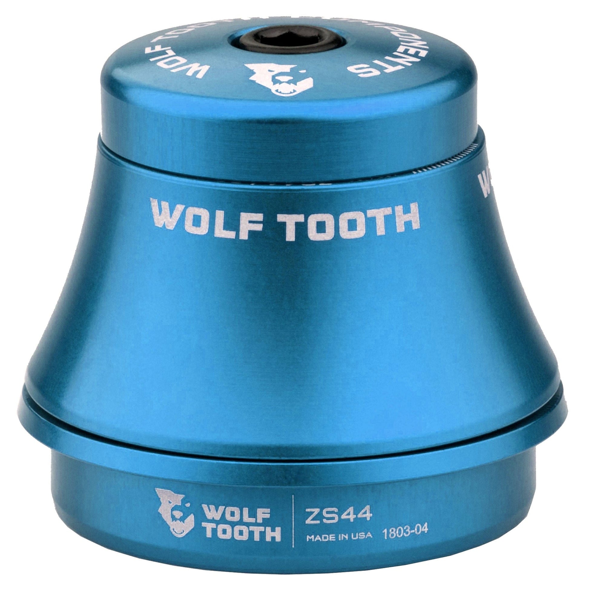 Wolf Tooth Premium ZS Headsets - Zero Stack Upper ZS44 28.6 25mm Stack Blue