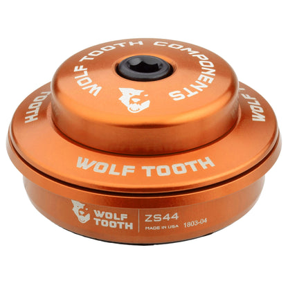 Wolf Tooth Premium ZS Headsets - Zero Stack Upper ZS44 28.6 6mm Stack Orange