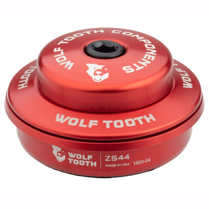 Wolf Tooth Premium ZS Headsets - Zero Stack Upper ZS44 28.6 6mm Stack Red