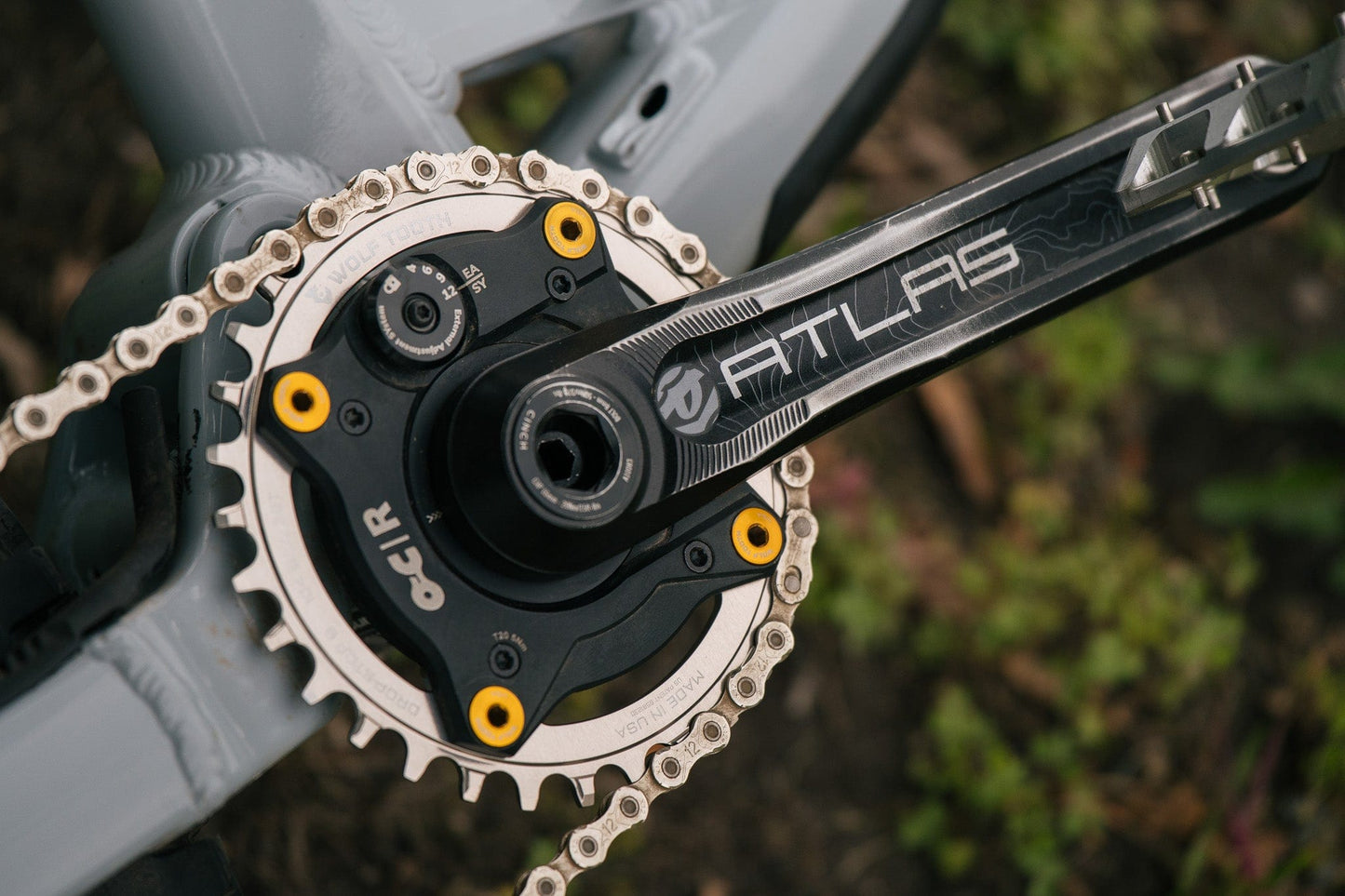 104 BCD Chainrings - Raw Silver