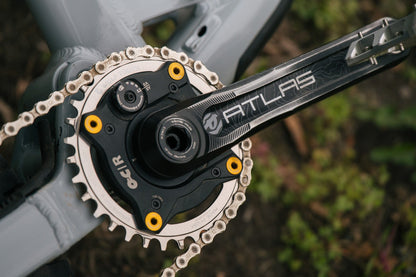 104 BCD Chainrings - Raw Silver