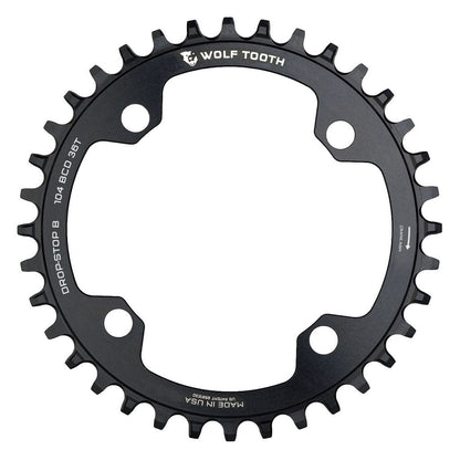104 BCD Chainrings Black 36T Drop-Stop B