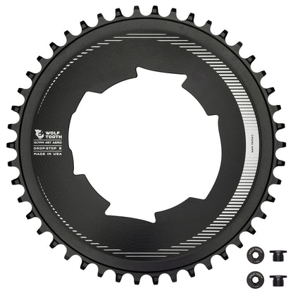 Aero 107 BCD Chainrings for SRAM Drop-Stop B 46T