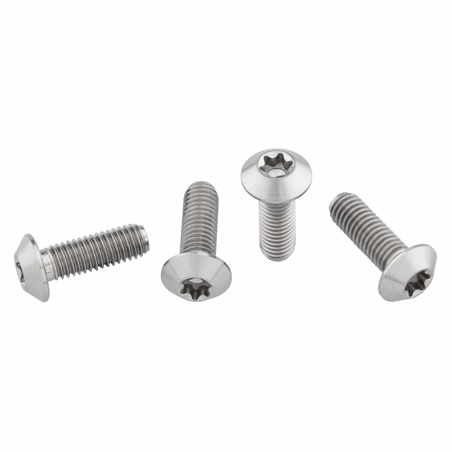 Titanium Water Bottle Cage Bolts Low Profile Head Raw 4 pc.