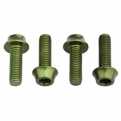 Water Bottle Cage Bolts Aluminum - 4 pcs. Olive