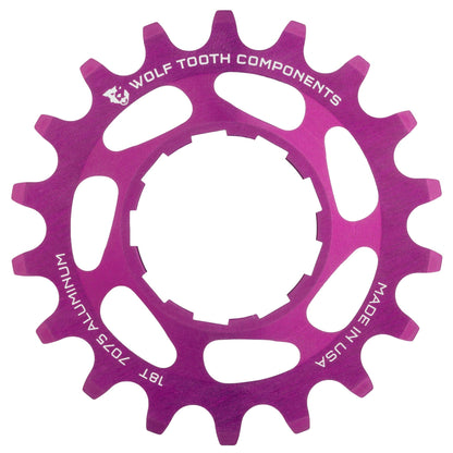 Aluminum Single Speed Cog Ultraviolet Purple