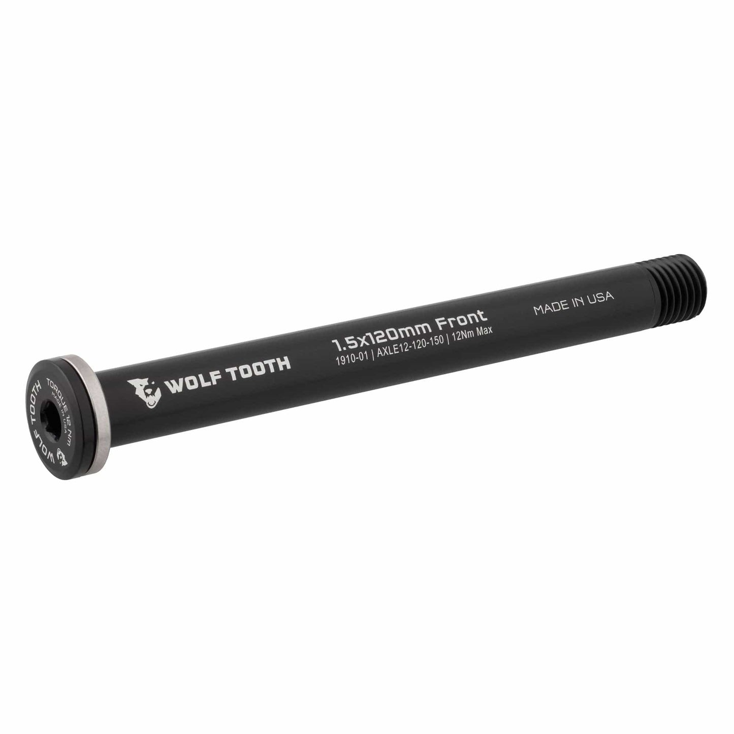 Front Axle for Road Forks 12 1.5 x 120mm Black