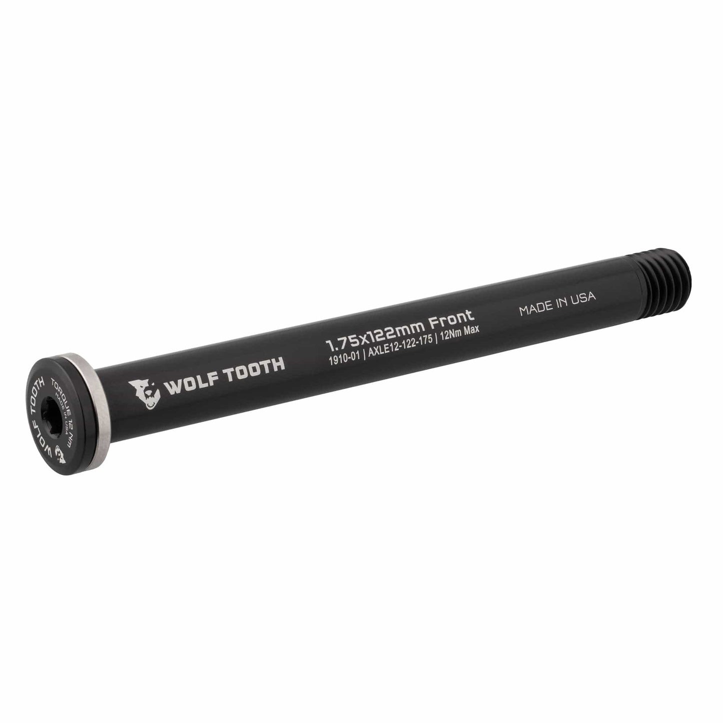 Front Axle for Road Forks 12 1.75 x 122mm Black