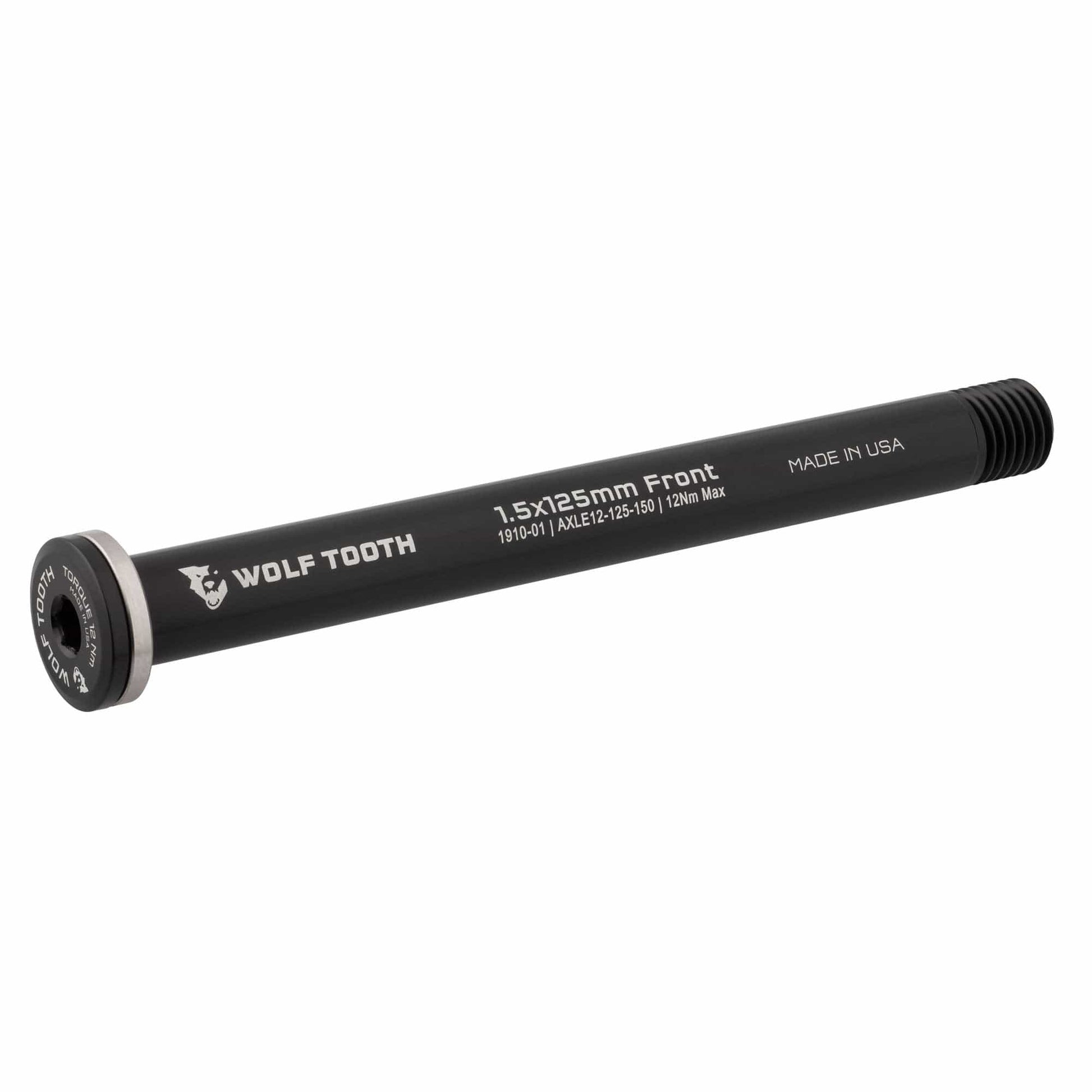 Front Axle for Road Forks 12 1.5 x 125mm Black