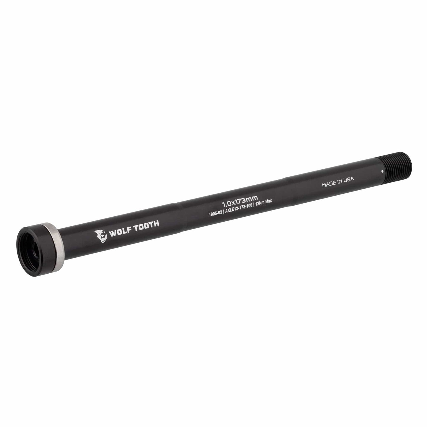 Wolf Tooth Rear Axle Black 1.0 x 173mm