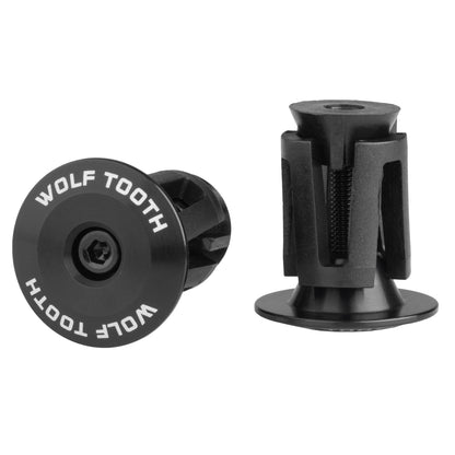 Alloy Bar End Plugs Aluminum Black