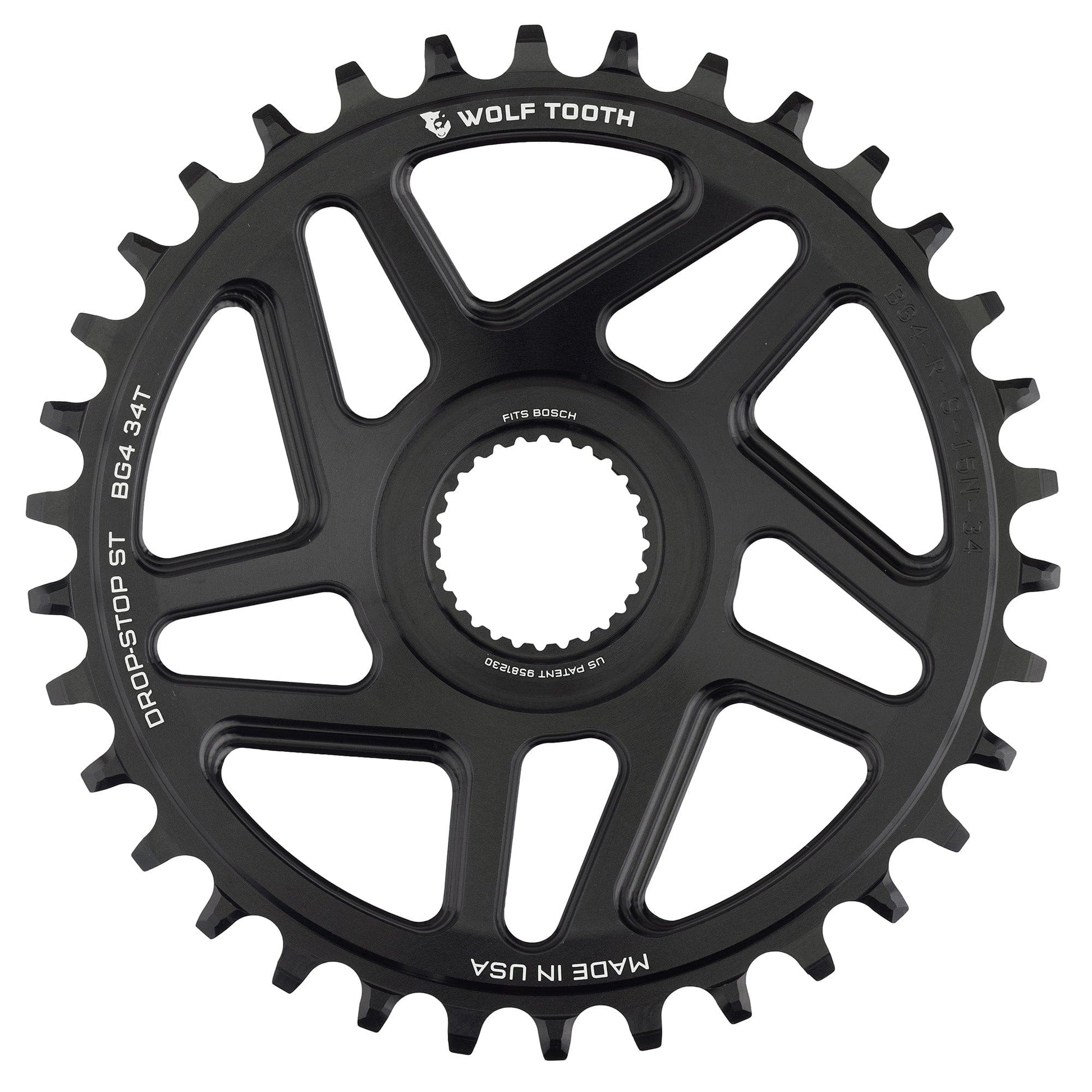 Direct Mount Chainrings for Bosch E-Bike Motor Drop-Stop ST 34T