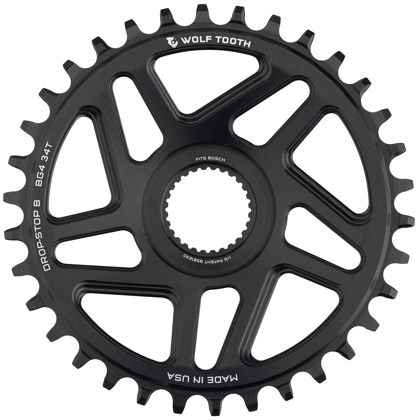 Direct Mount Chainrings for Bosch E-Bike Motor Drop-Stop B 34T
