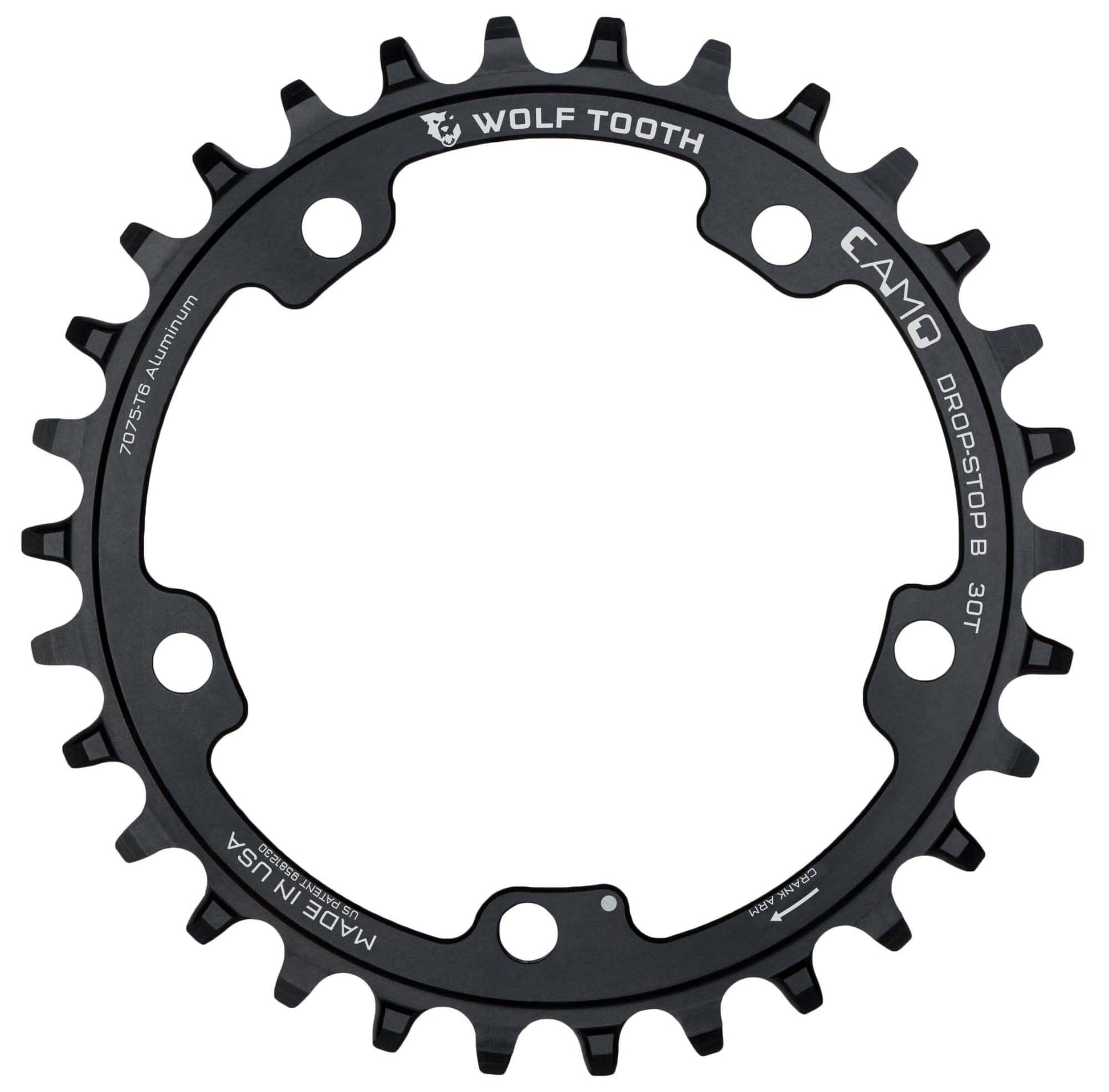 CAMO Aluminum Round Chainring Drop-Stop B 30T