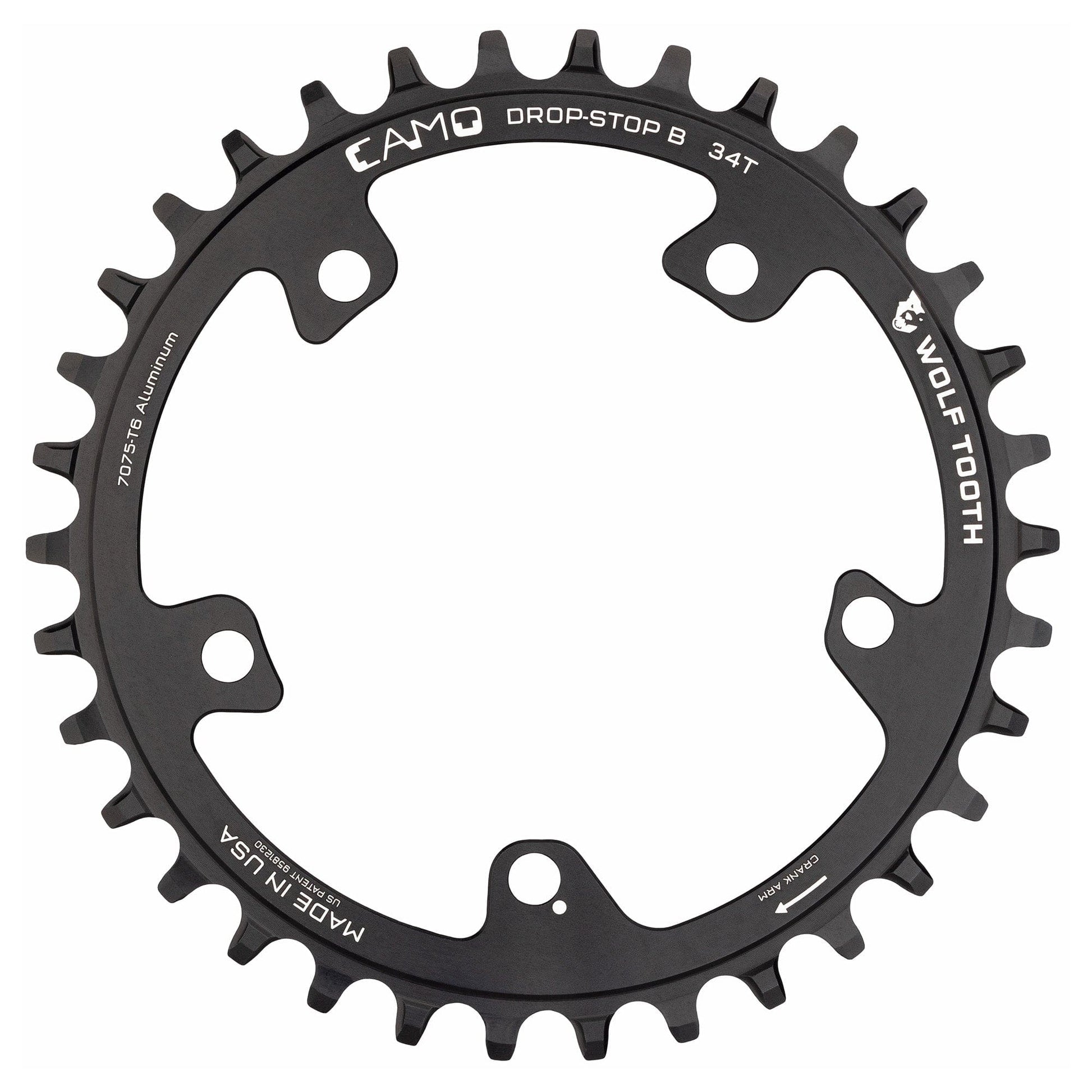 CAMO Aluminum Round Chainring Drop-Stop B