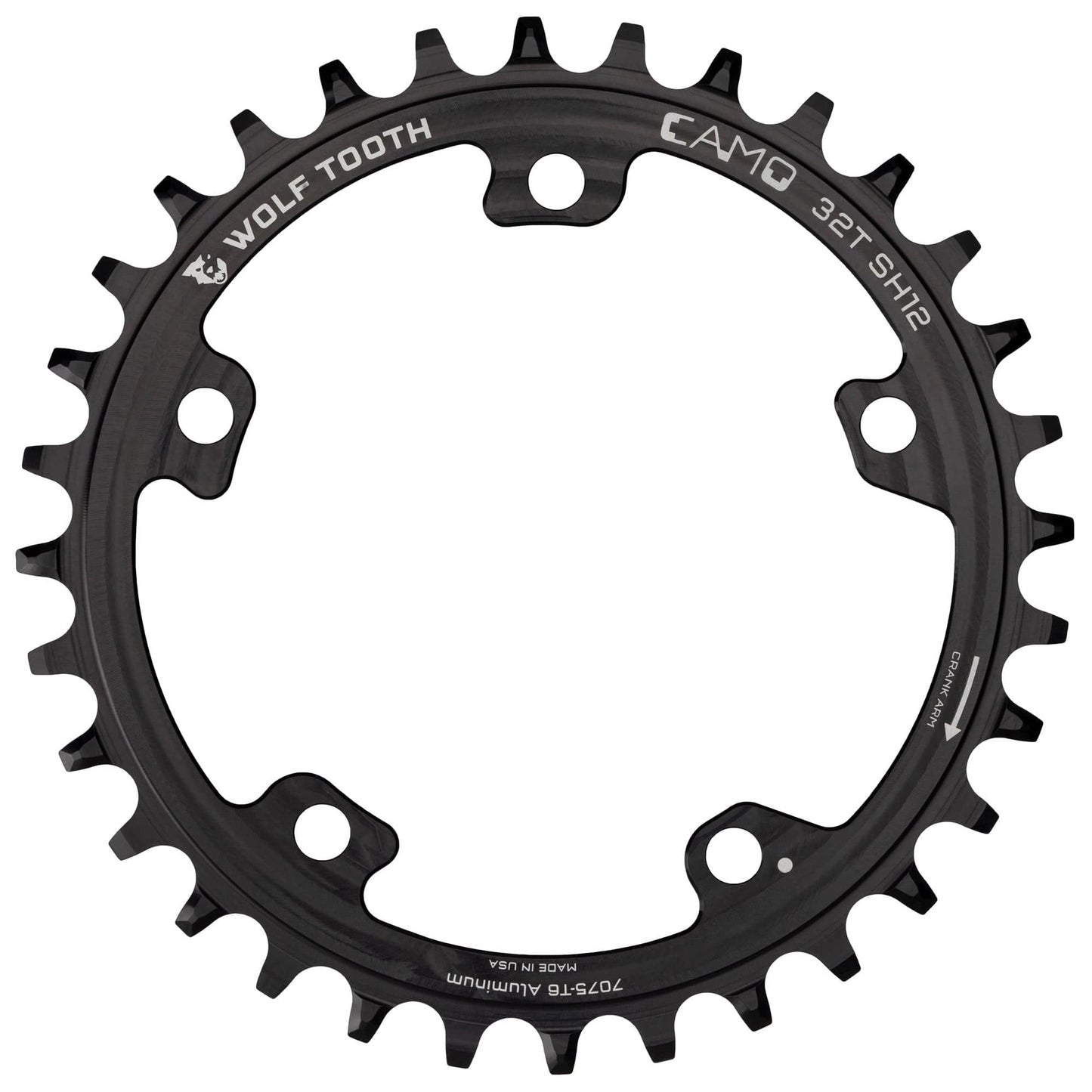 CAMO Aluminum Round Chainring Drop-Stop ST