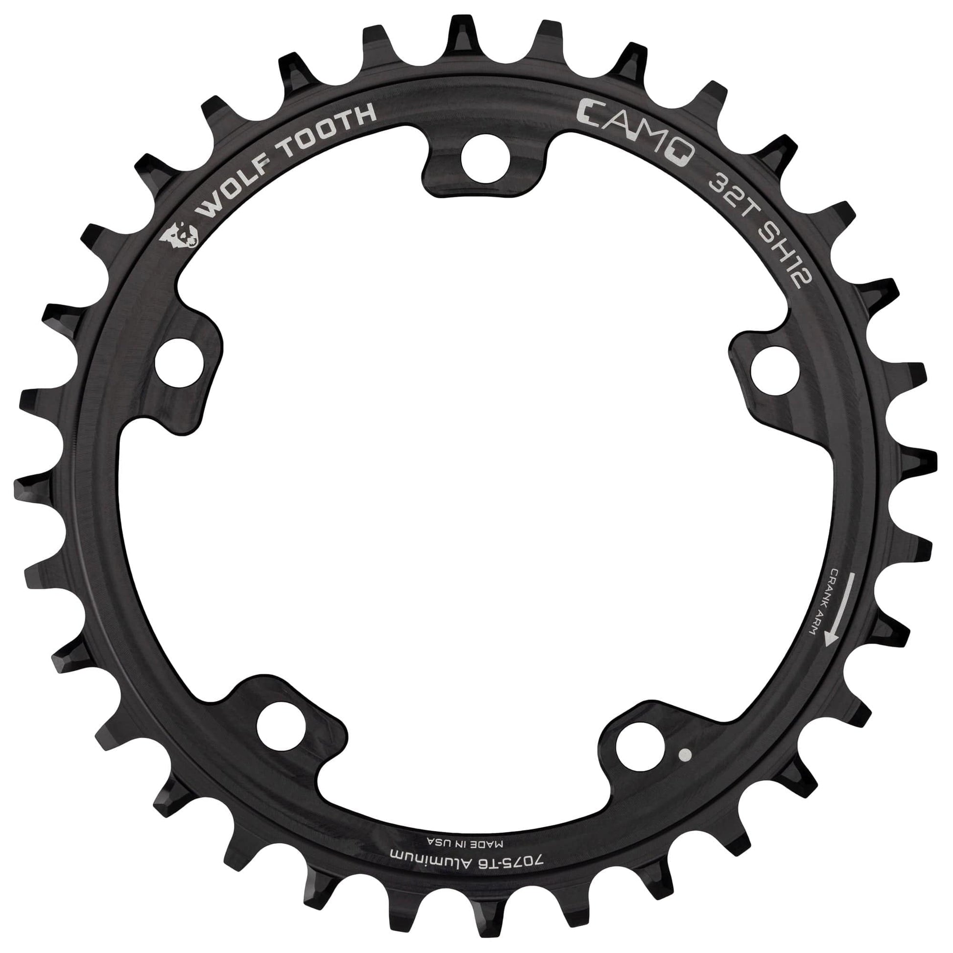 CAMO Aluminum Round Chainring Drop-Stop ST