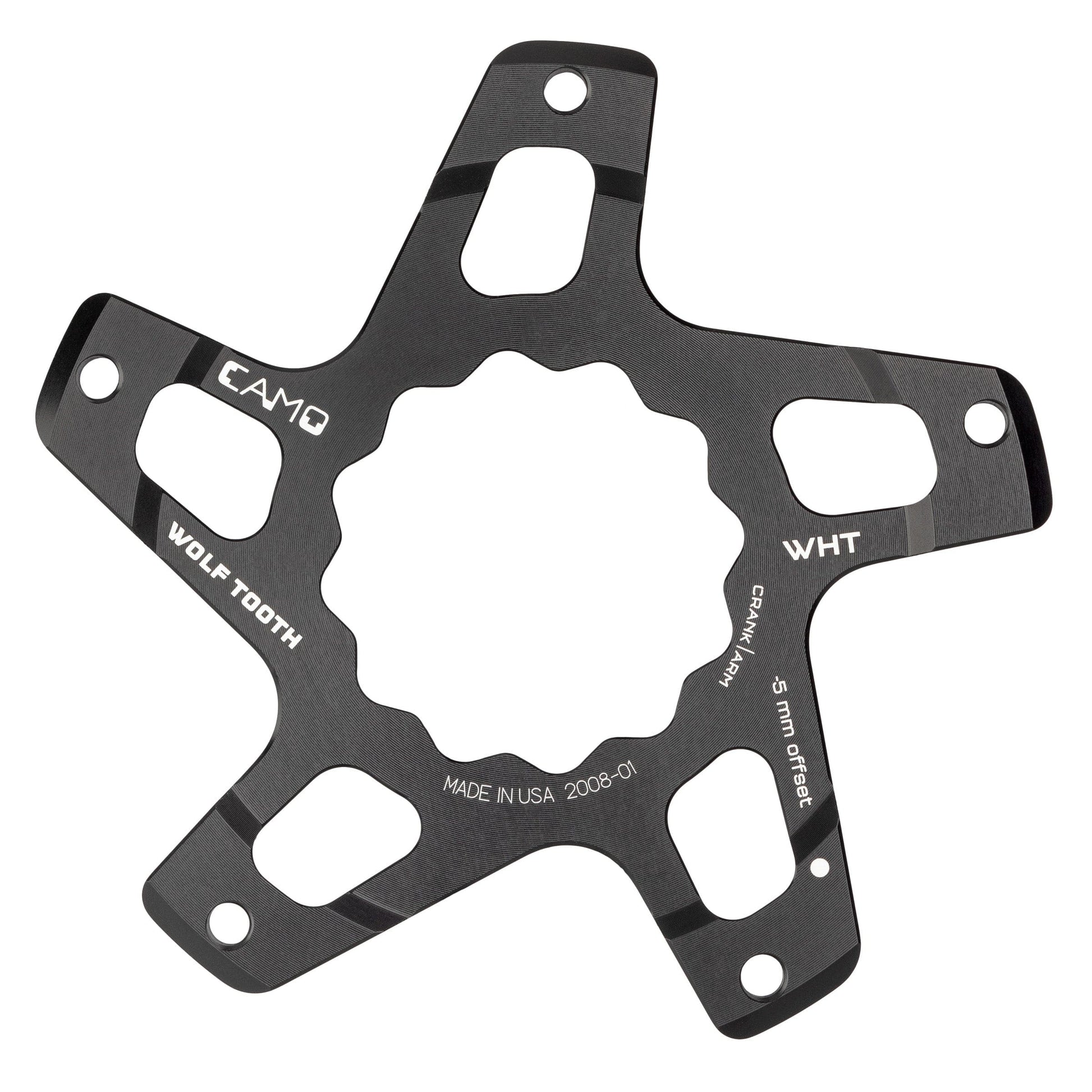 CAMO Direct Mount Spider For White Industries Black Boost (52mm chainline)