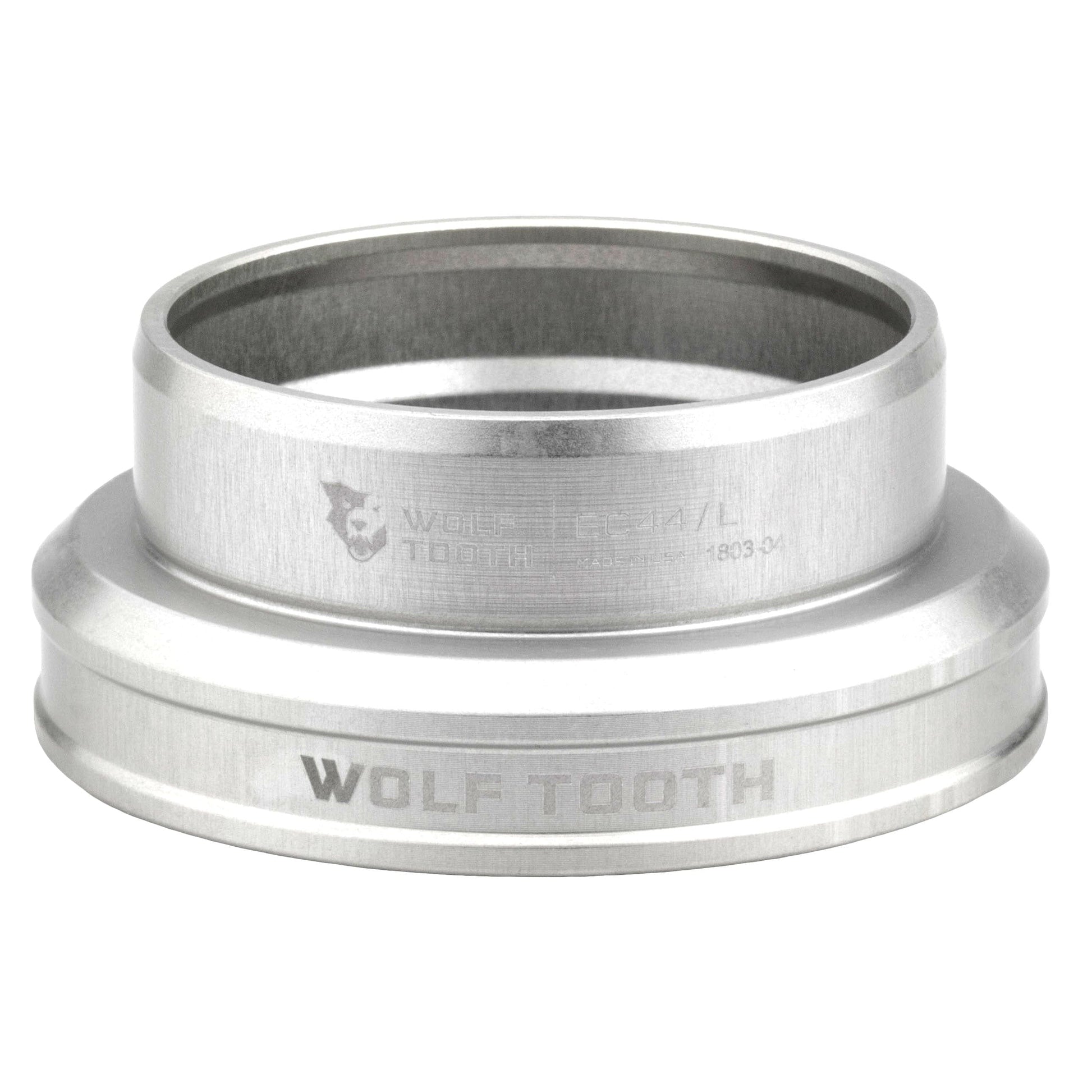 Wolf Tooth Performance EC Headsets - External Cup Lower EC44 40 Raw Silver