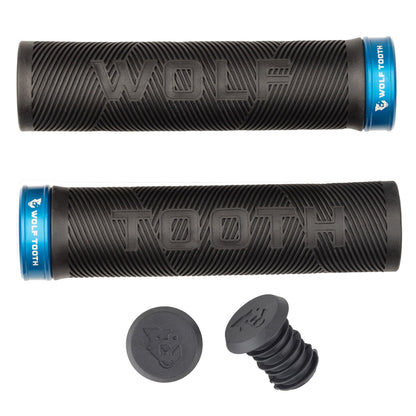 Echo Lock-On Grips Blue