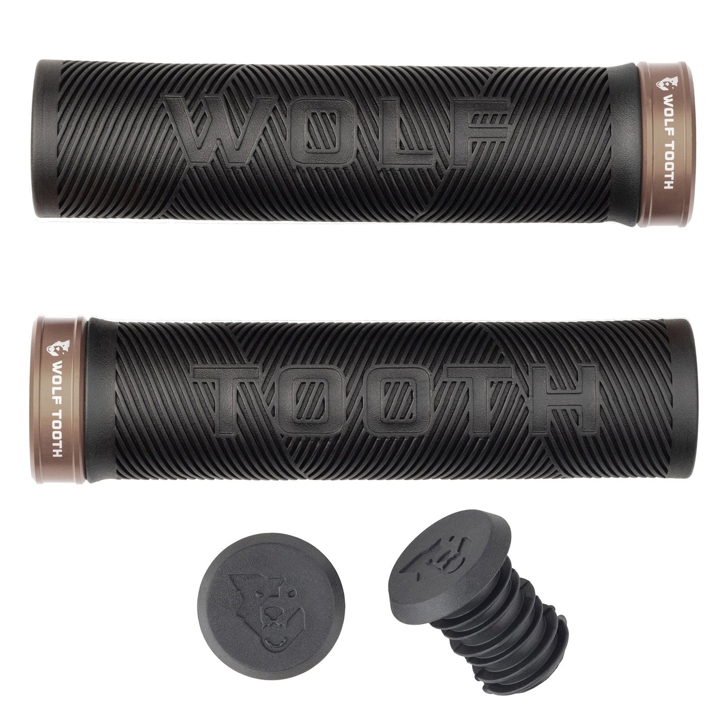 Echo Lock-On Grips Espresso