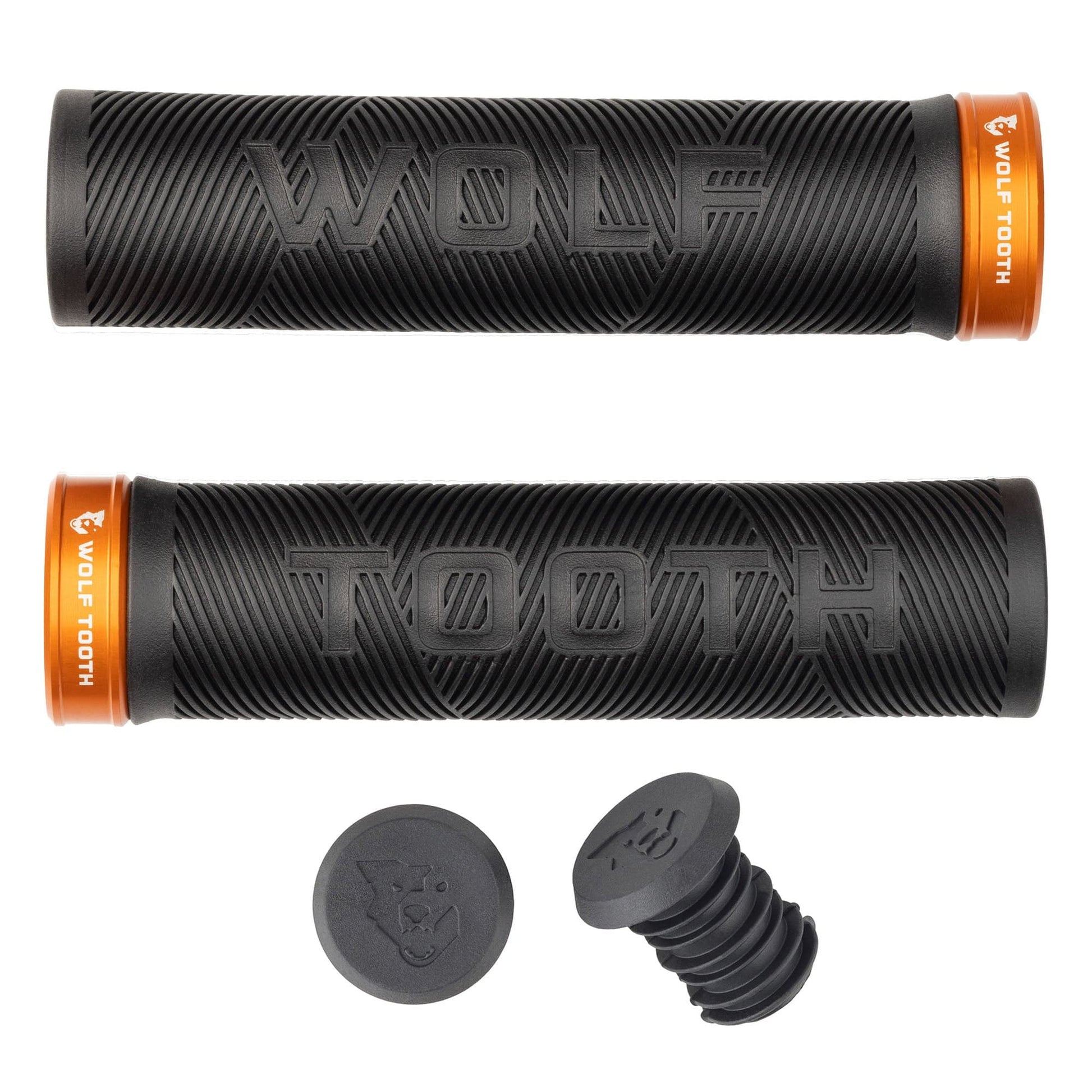 Echo Lock-On Grips Orange