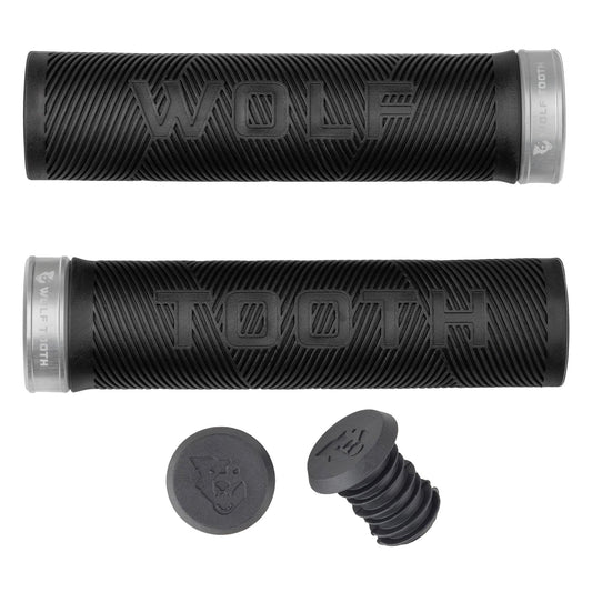 Echo Lock-On Grips Raw Silver