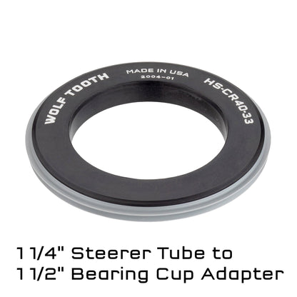 Crown Race Adapters Adapter 1 1 4" Steerer to 1 1 2" bearing cup