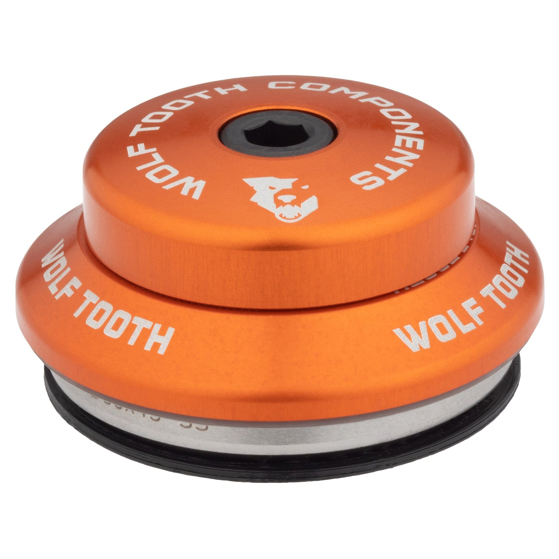 Wolf Tooth Premium IS Headsets - Integrated Standard Upper 28.6 7mm Stack Orange