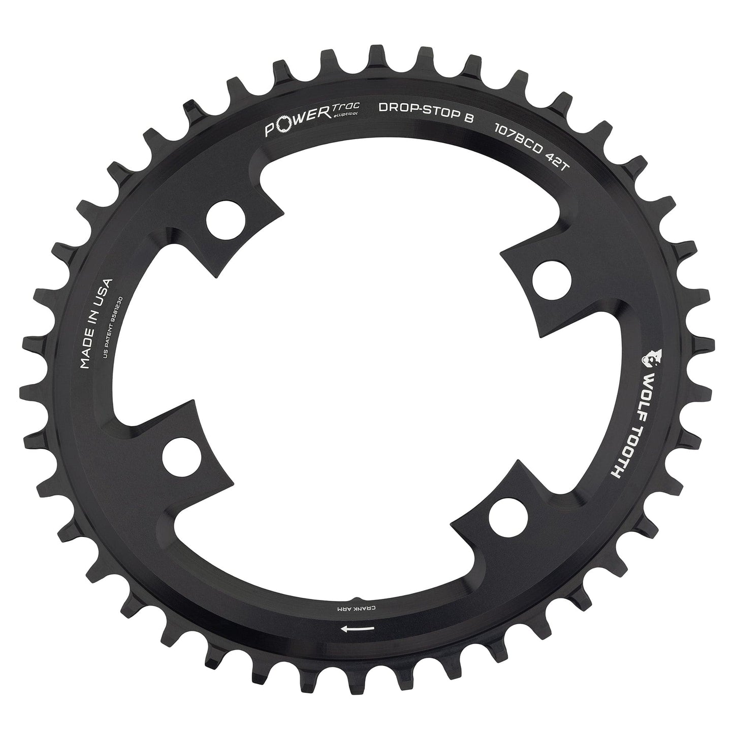 Oval 107 BCD Chainrings for SRAM 42T Drop-Stop B