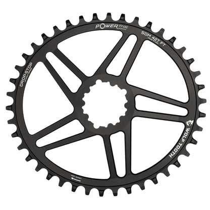 Oval Direct Mount Chainrings for SRAM 3-Bolt Gravel / Road Cranks Drop-Stop B 42T
