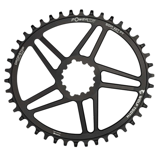 Oval Direct Mount Chainrings for SRAM 3-Bolt Gravel / Road Cranks Drop-Stop B 42T