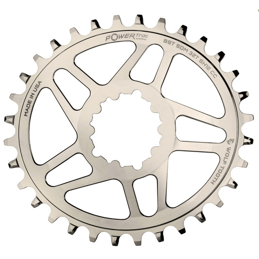 Oval Direct Mount Chainrings for Cane Creek and SRAM 3-Bolt Cranks for Shimano 12spd Hyperglide+ Chain Nickel Boost 32T