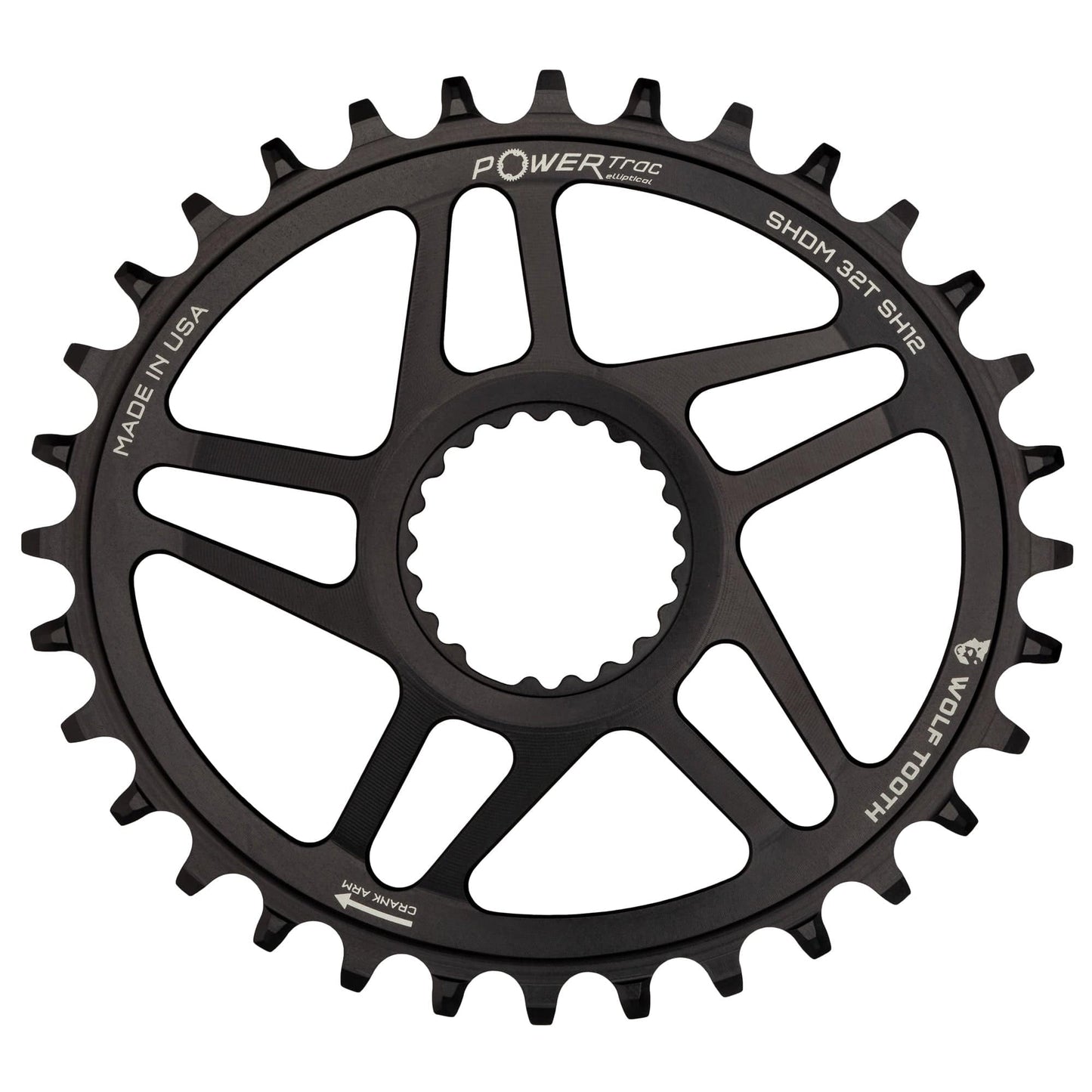 Oval Direct Mount Chainrings for Shimano Cranks Drop-Stop ST Boost (3mm Offset)
