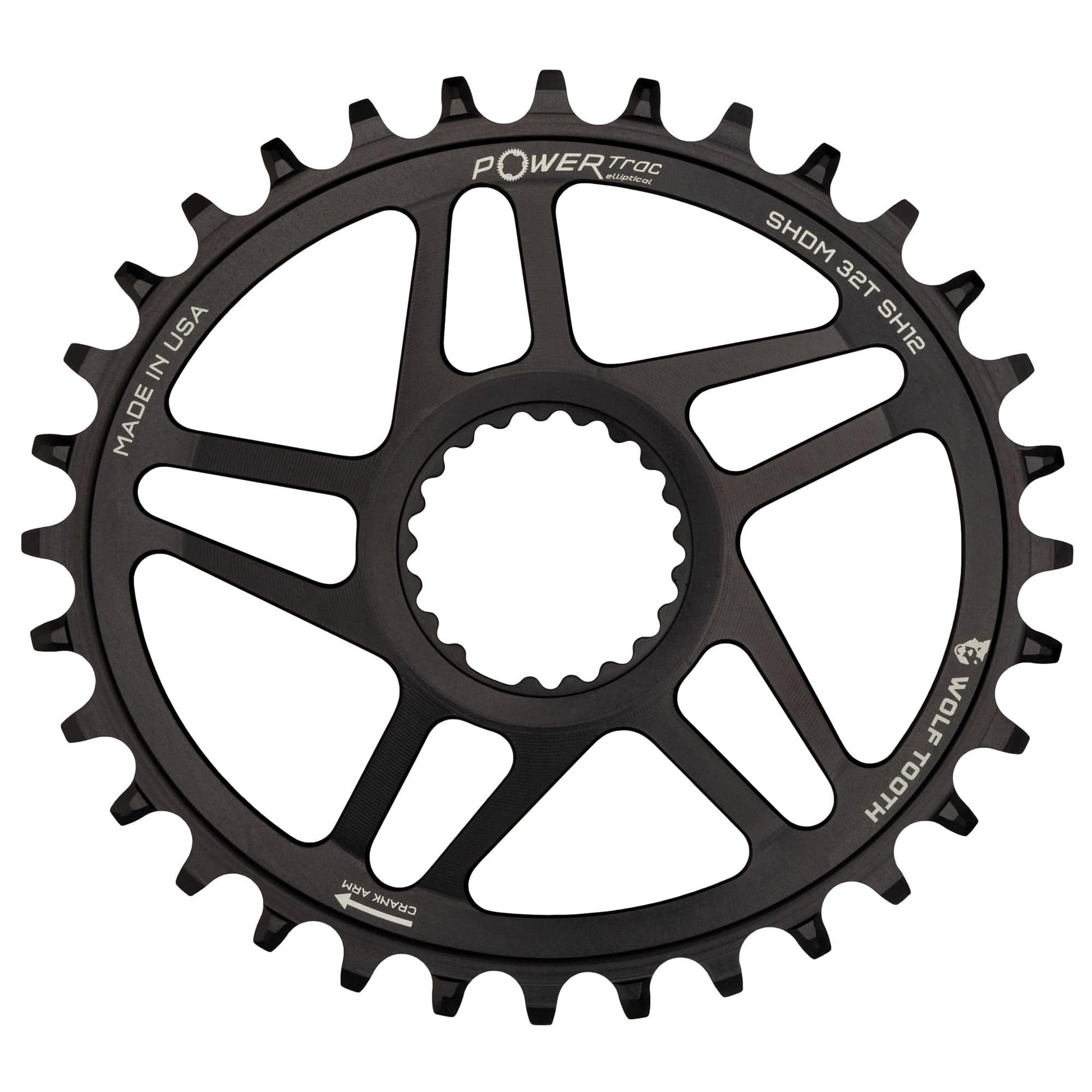 Oval Direct Mount Chainrings for Shimano Cranks Drop-Stop ST Boost (3mm Offset)