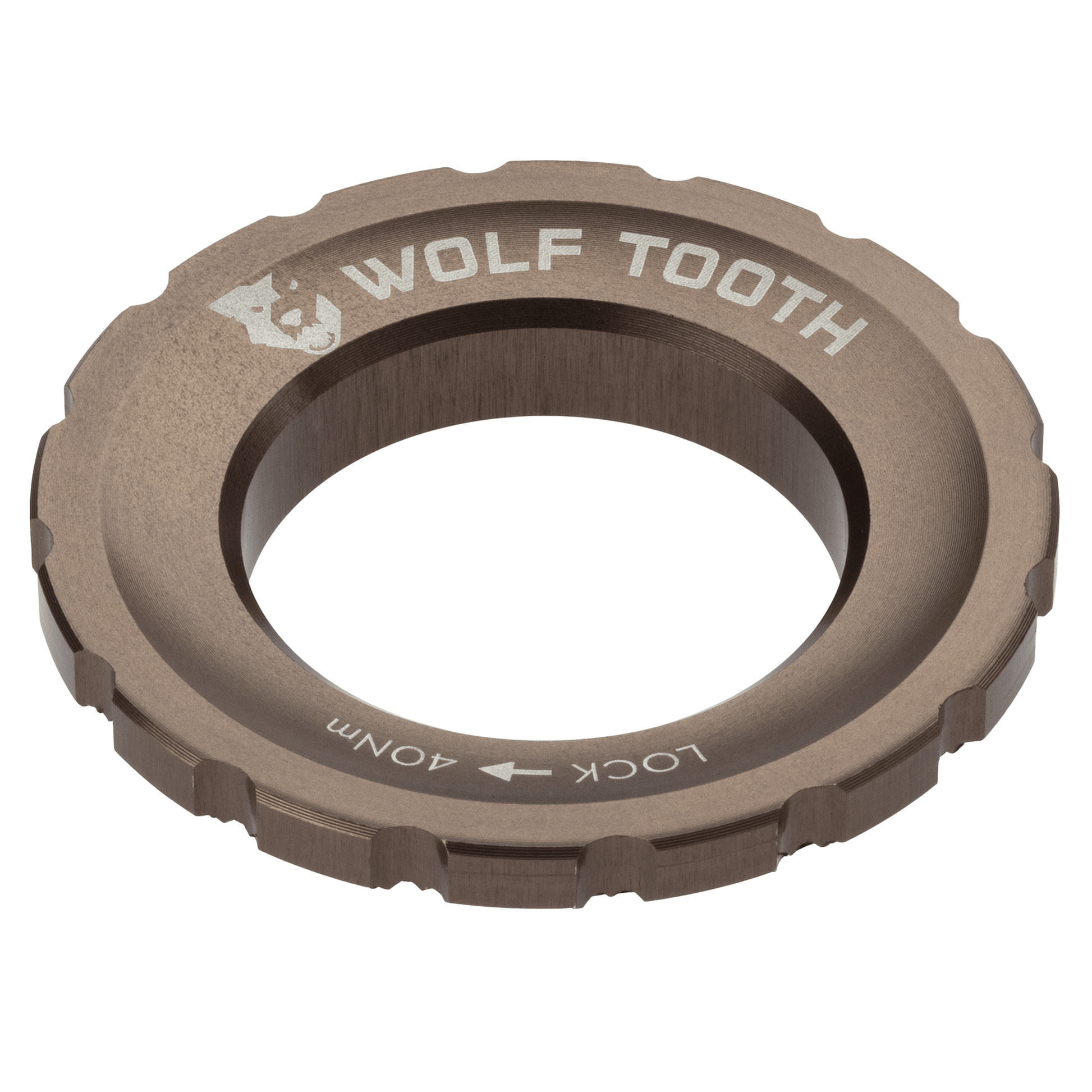 Centerlock Rotor Lockring – External Spline Espresso