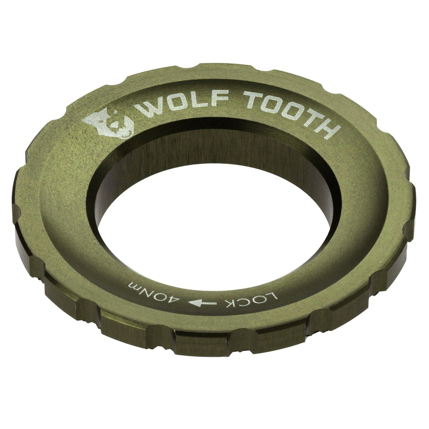 Centerlock Rotor Lockring – External Spline Olive