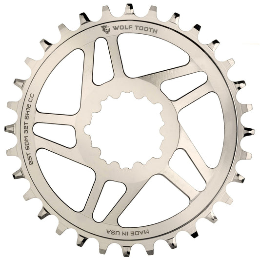 Direct Mount Chainrings for Cane Creek and SRAM Cranks for Shimano 12spd Hyperglide+ Chain Nickel Boost 32T