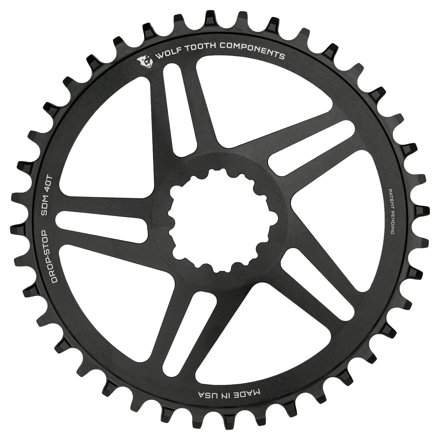 Direct Mount Chainrings for SRAM 3-Bolt Gravel/Road Cranks Drop-Stop B 40T