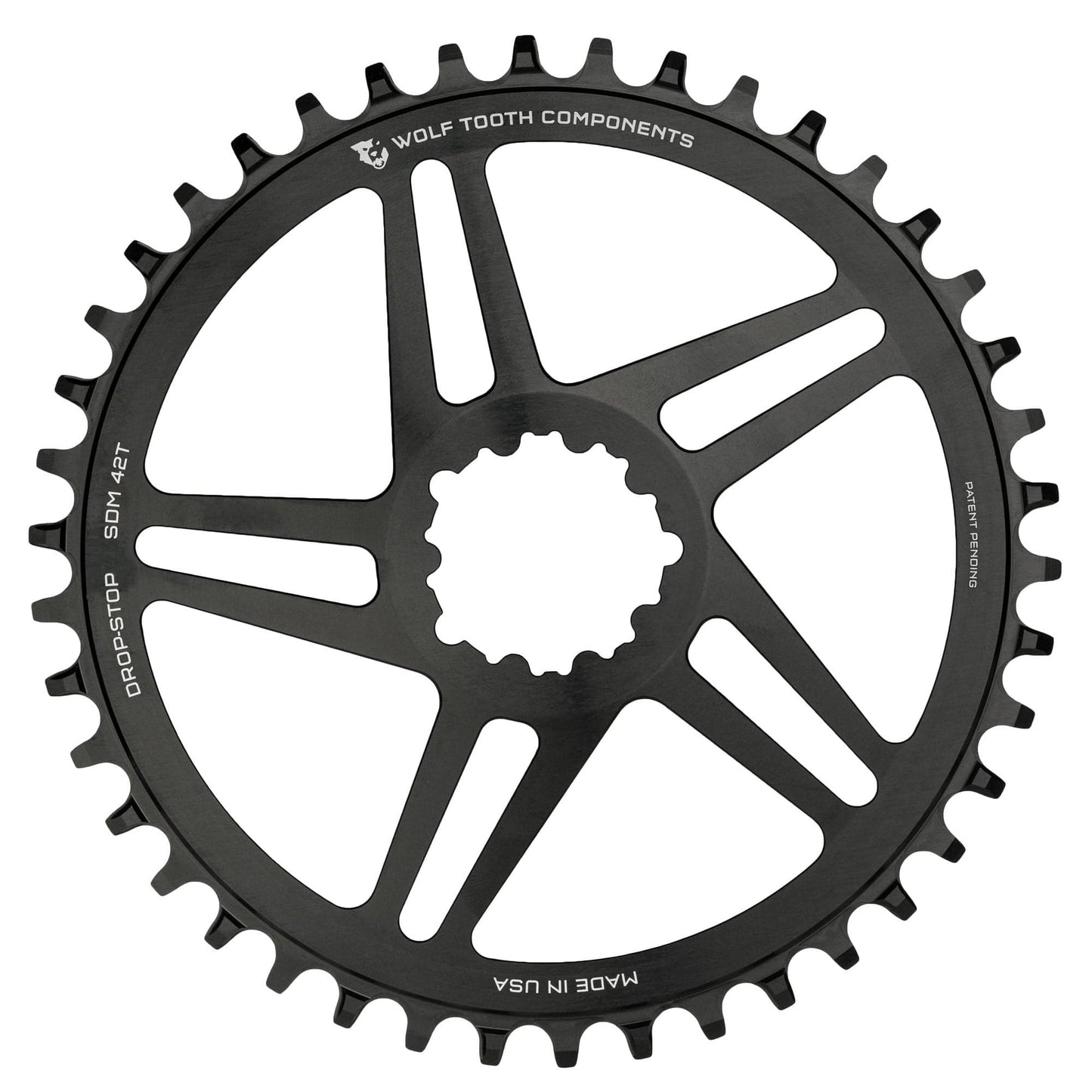 Direct Mount Chainrings for SRAM 3-Bolt Gravel/Road Cranks Drop-Stop B 42T