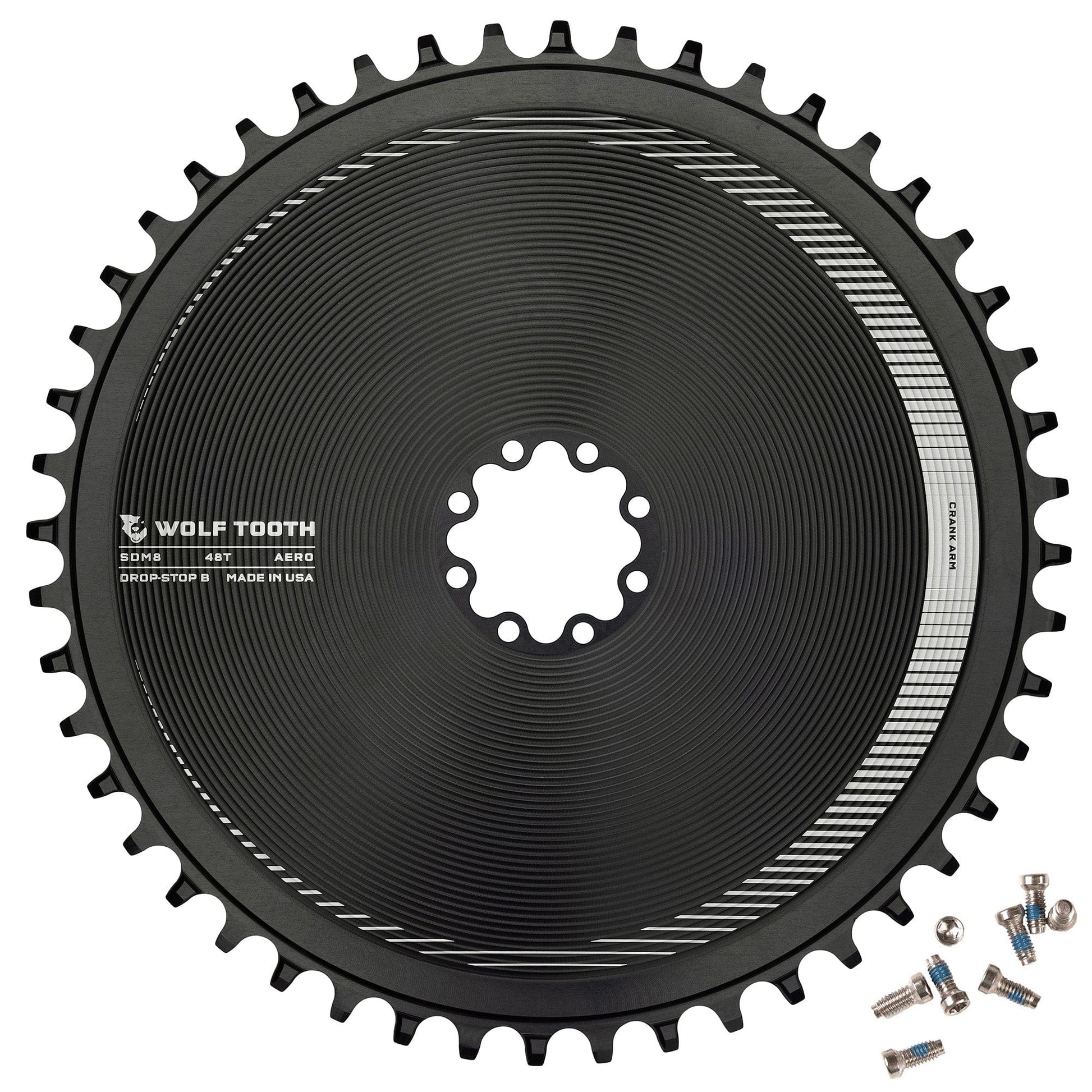 Direct Mount Chainrings for SRAM 8-Bolt Gravel / Road Cranks Drop-Stop B 48T