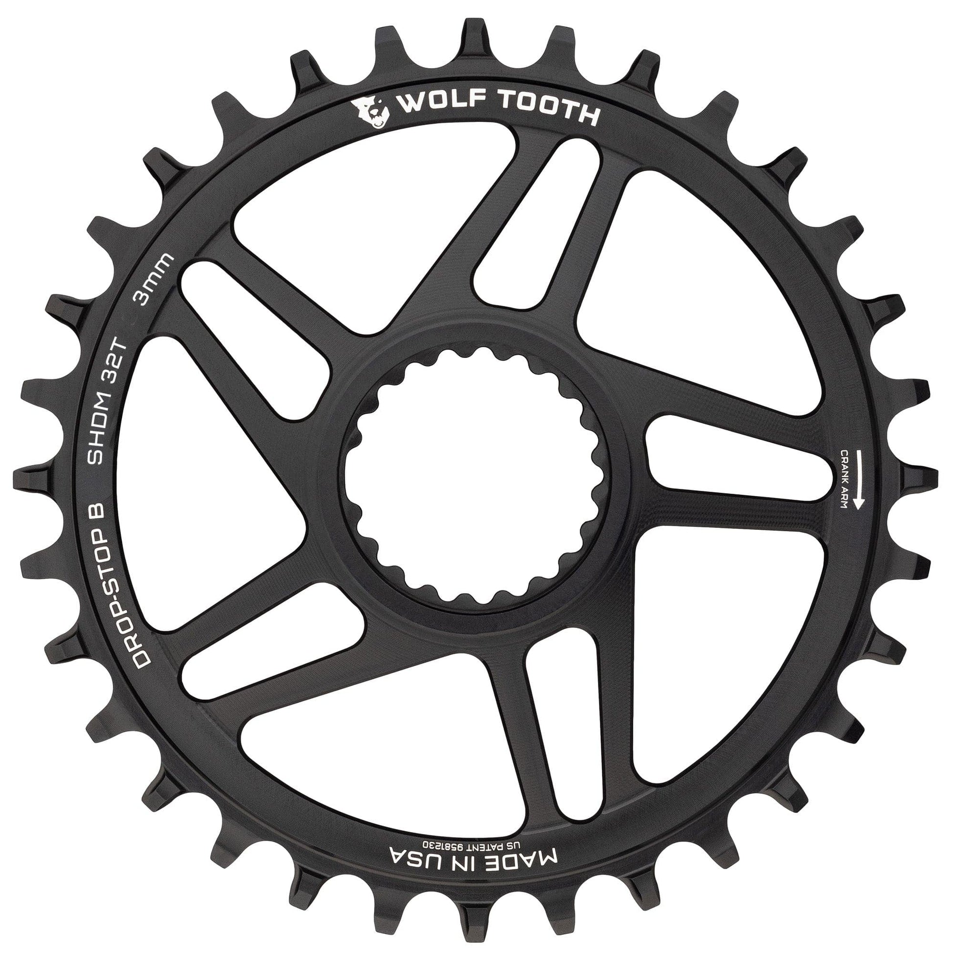 Direct Mount Chainrings for Shimano Cranks Drop-Stop B 32T Boost (3mm Offset)