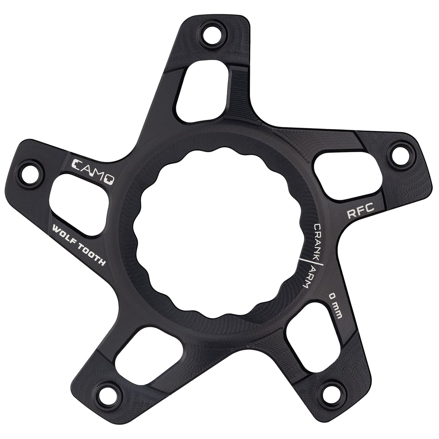 CAMO Direct Mount Spider For Race Face Cinch M2 (55mm chainline 0mm offset) Black