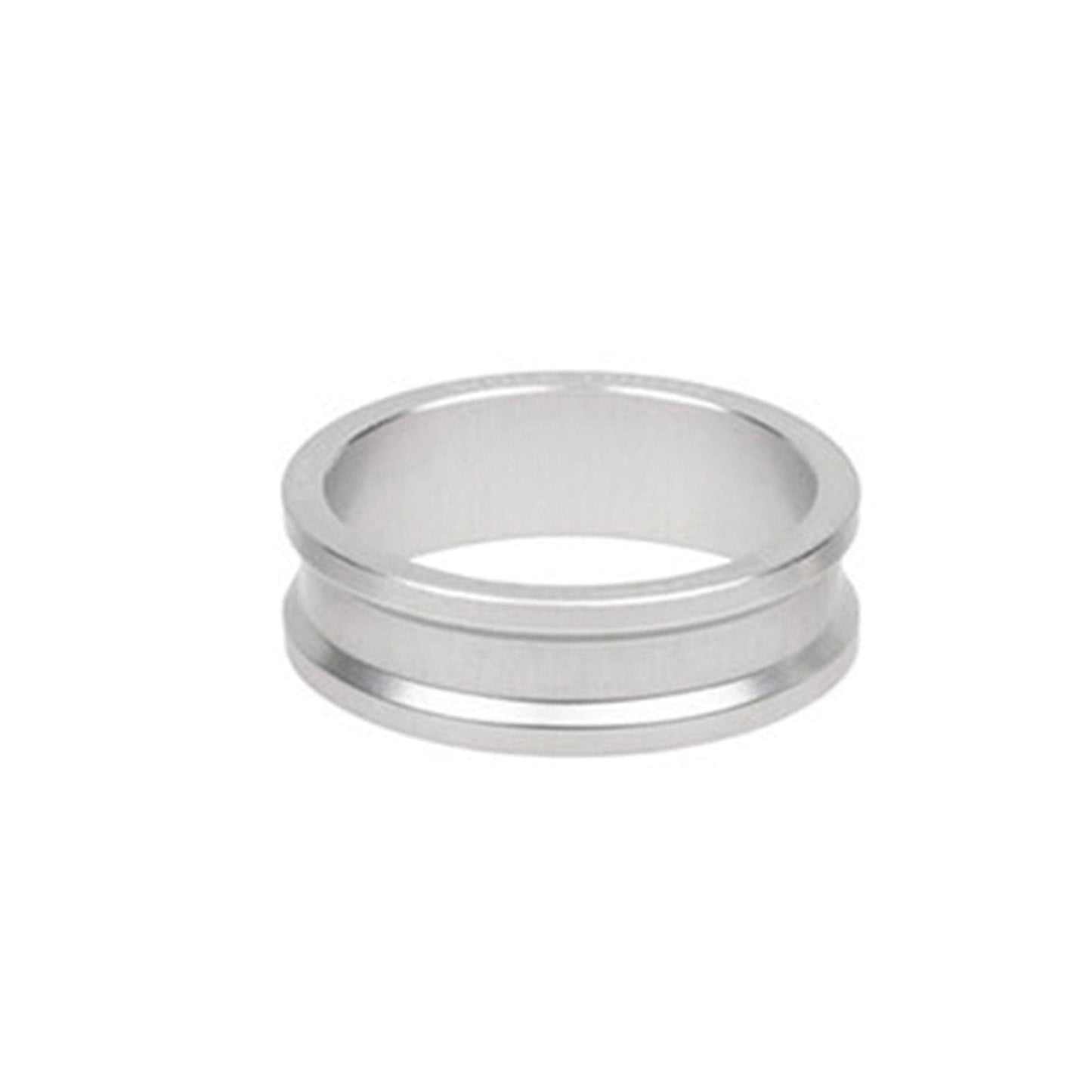 Precision Headset Spacers 10mm Raw Silver