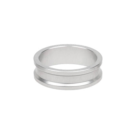 Precision Headset Spacers 10mm Raw Silver