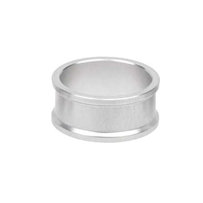 Precision Headset Spacers 15mm Raw Silver
